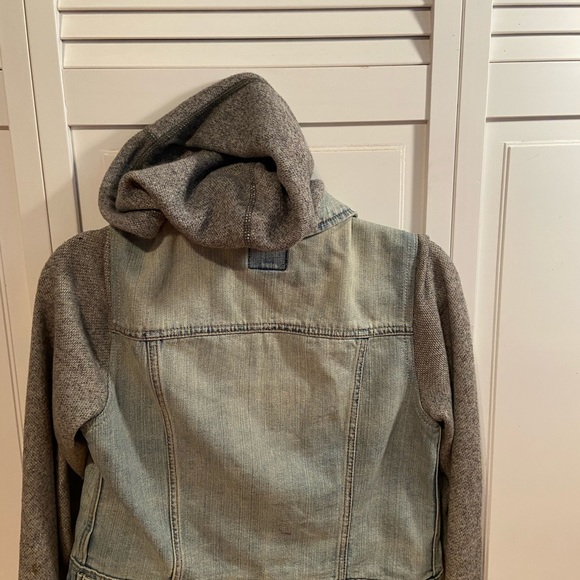 American Eagle Jean/Sweatshirt Jacket - Picture 4 of 6